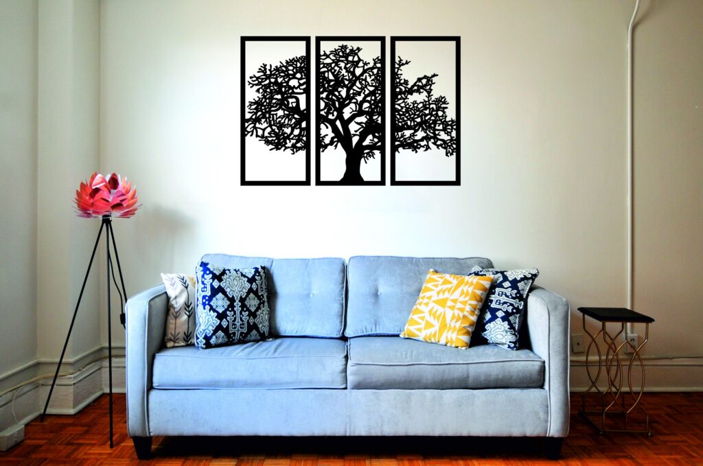 Tríptico Árbol de la Vida – 3 piezas, 60 × 40 cm